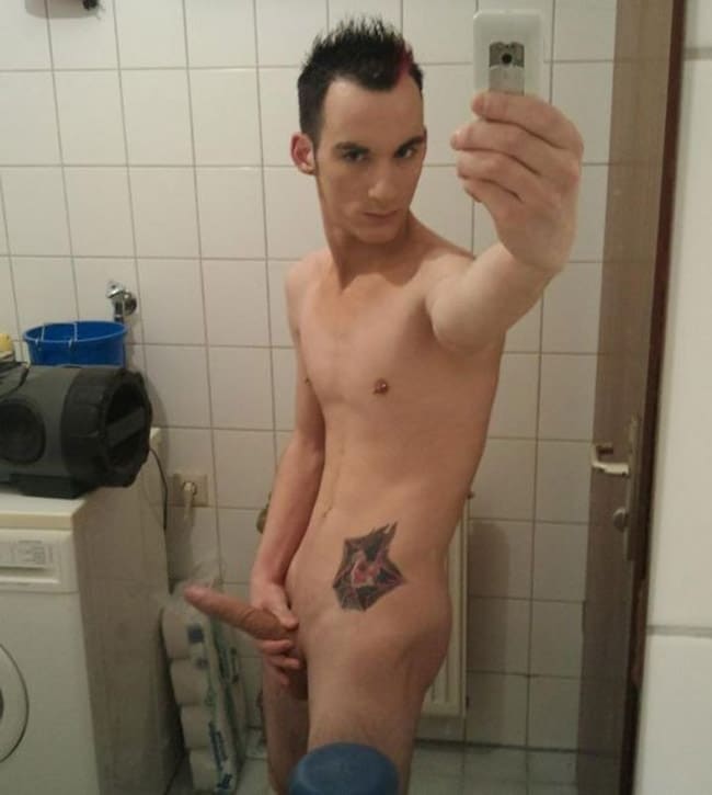 Sexy Dudes Penis With Tattoo